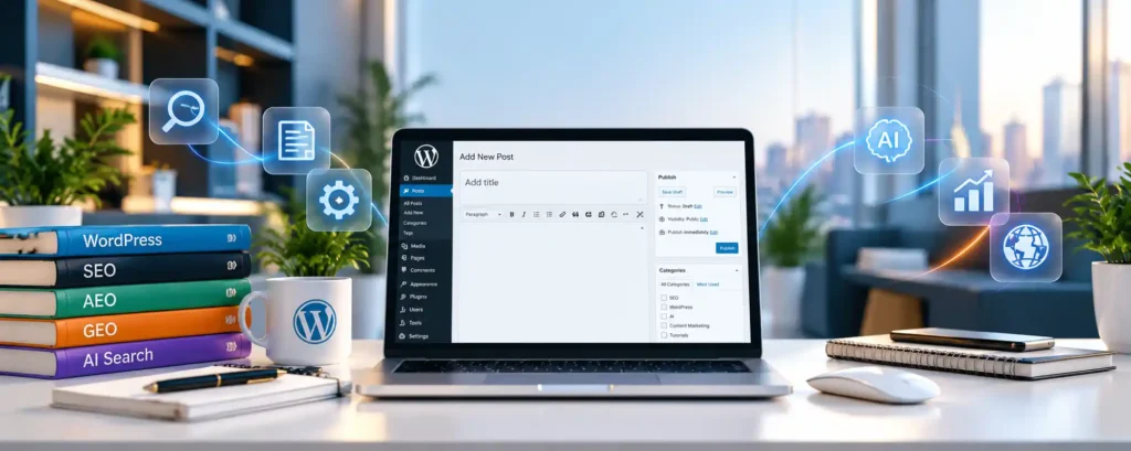 How to Publish a WordPress Article for SEO, AEO & GEO (Step-by-Step) WordPress article publishing guide for SEO, AEO, GEO and AI search