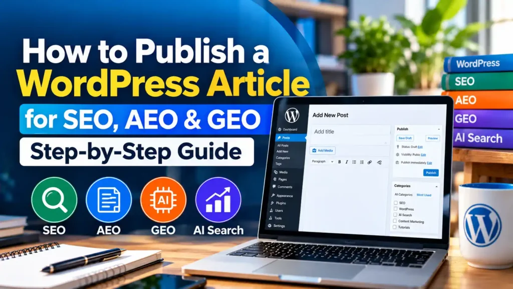 How to Publish a WordPress Article for SEO, AEO & GEO (Step-by-Step) How to publish a WordPress article for SEO, AEO and GEO step by step